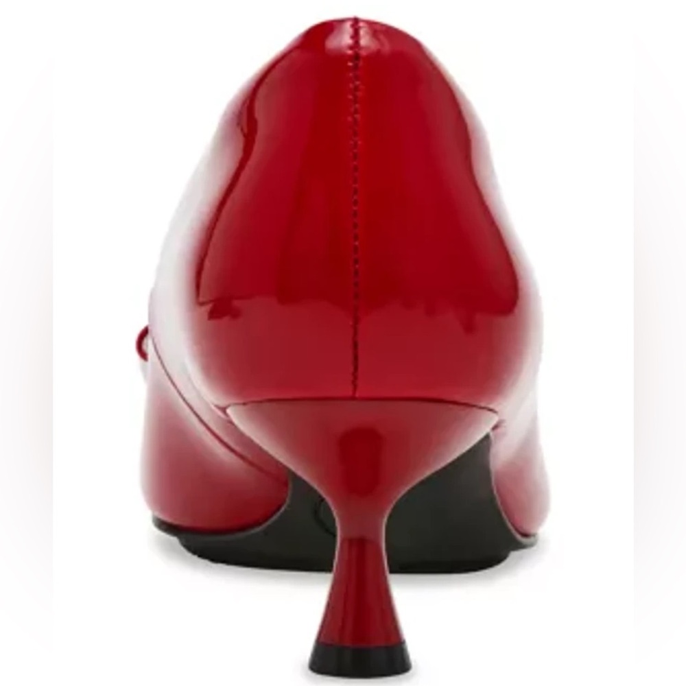 NWT - Anne Klein Women’s Red Theresa Bow High Heels, Size - 6.5 - Picture 4 of 7